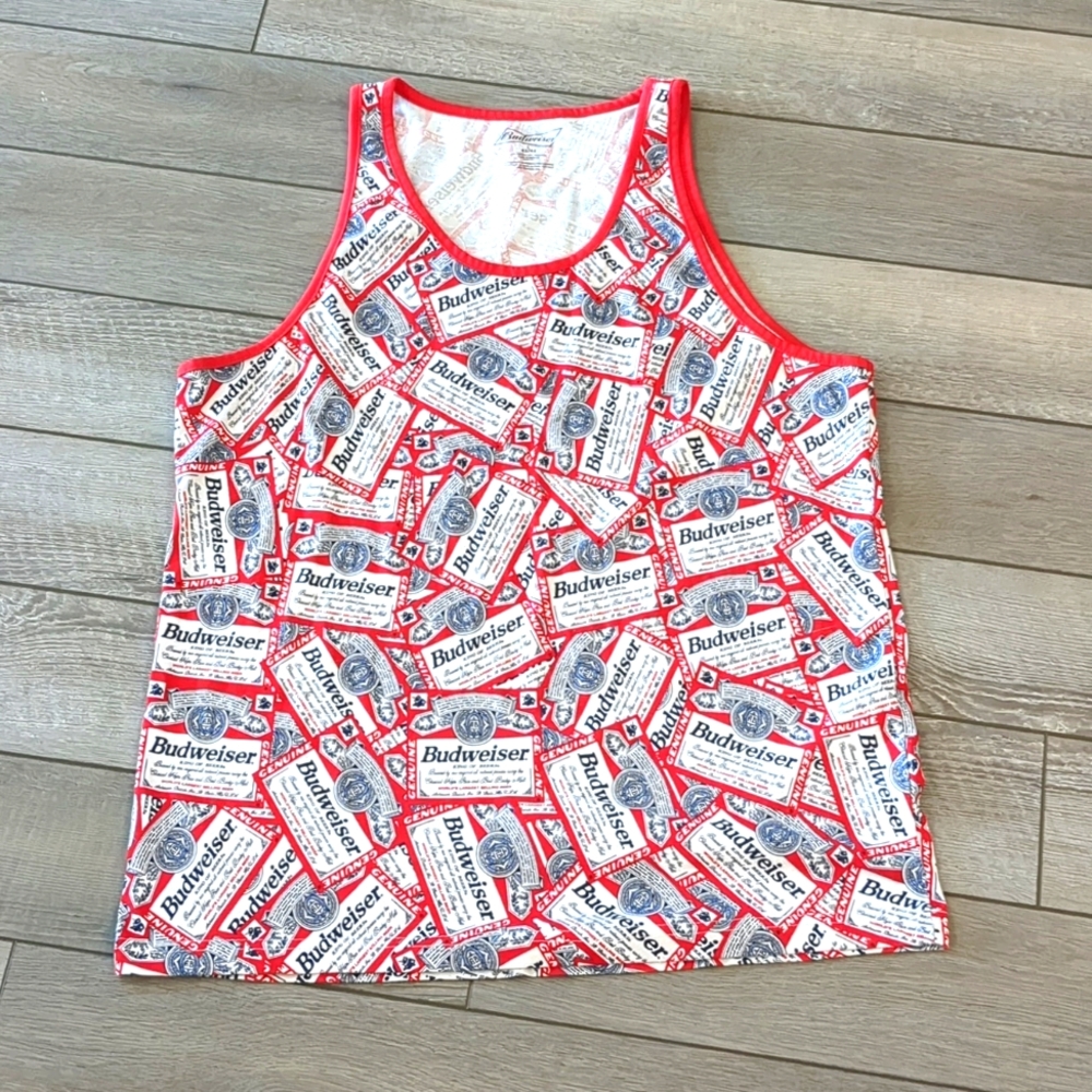 Like New  Men's Budweiser Tank